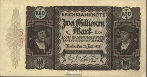 Banknoten Deutsches Reich 1923 Rosenbg: 89b, Kontrollnummer 18 mm lang gebraucht - Bild 1 von 1