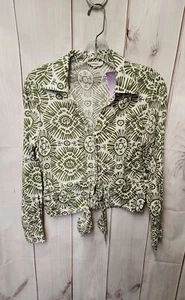 Haute Hippie Women's Size M Green Long Sleeve Top - Picture 1 of 3