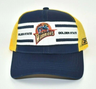 Golden State Warriors Reebok Vintage Malla Espalda Snapback Gorra Sombrero Foto 1 de 4