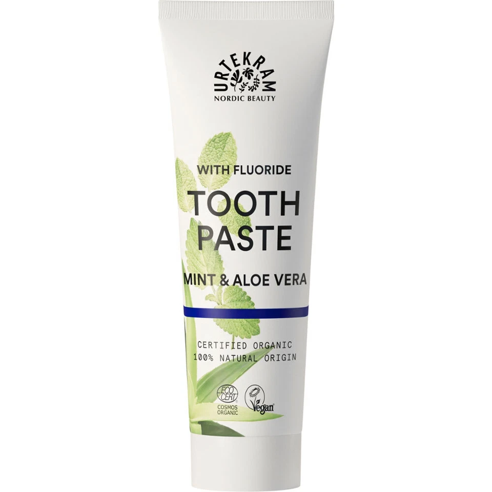 Urtekram Mint & Fluoride Toothpaste 75 ml