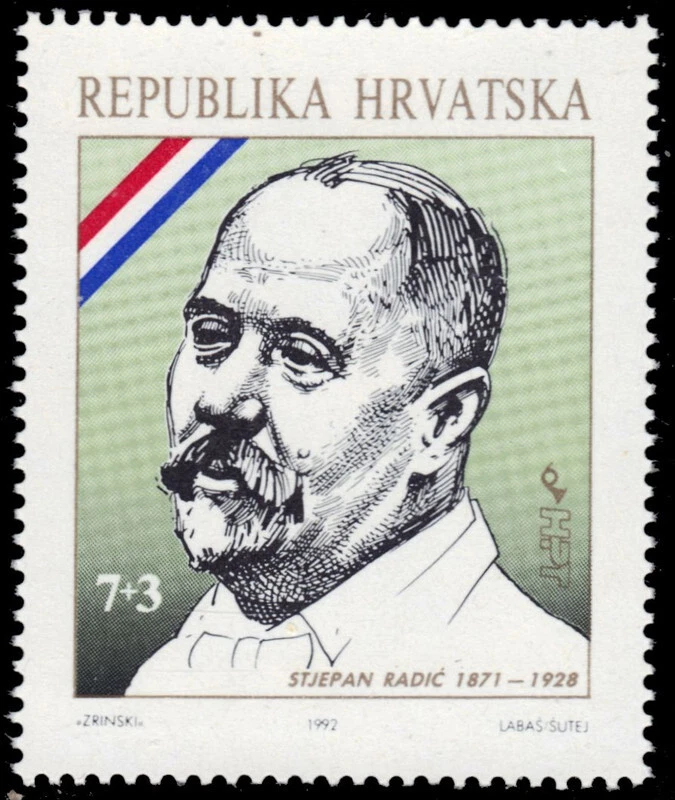CROACIA B102 - Stjepan Radic "Político" (pb90921+) Foto 1 de 1
