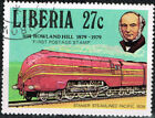 Liberia Railroad Locomotive Train stamp 1979