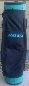 Mizuno Vintage Golf Bag 6 Way Blue - Picture 1 of 9