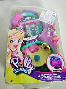 polly tasca mondo lil’ coccinella giardino compatto 2 micro bambole accessori nuovi - Foto 1 di 2