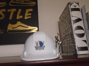 White Dallas Mavericks Logo Graphic Basketball NBA Safety Construction Hard Hat - Picture 1 of 1
