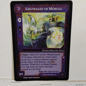 MECCG "LIDLESS EYE"--- LIEUTENANT OF MORGUL --- NM / MINT - Picture 1 of 1