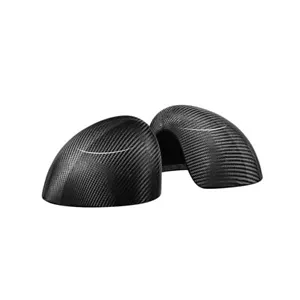 Carbon Fiber Wing Mirror Cover Overlay Fit For 02-06 Mini Cooper R53 Hatchback - Foto 1 di 5