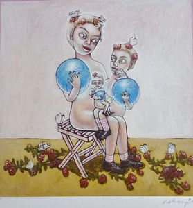 Jiri Georg Dokoupil "Generation" HAND SIGNED NUMBERED 5/25 Czech artist - Picture 1 of 4