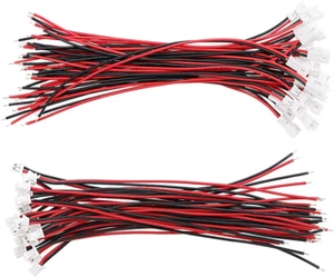 25 Paia JST 1.25Mm 2-Pin Micro Elettrico Spina Connettore Maschio E Femmina Con  - Foto 1 di 12