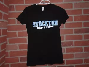 STOCKTON UNIVERSITY WOMANS TSHIRT SIZE MEDIUM MADE BY BELLA&CANVAS - Picture 1 of 3
