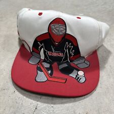 Vintage Kansas City Blades Hockey NHL Snapback Hat Cap Black Red embroidered
