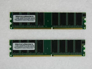 2GB (2X1GB) MEMORY FOR EMACHINES T2040 T2082 T2200SE T2240 T2245 T2341 T2385 - Picture 1 of 1