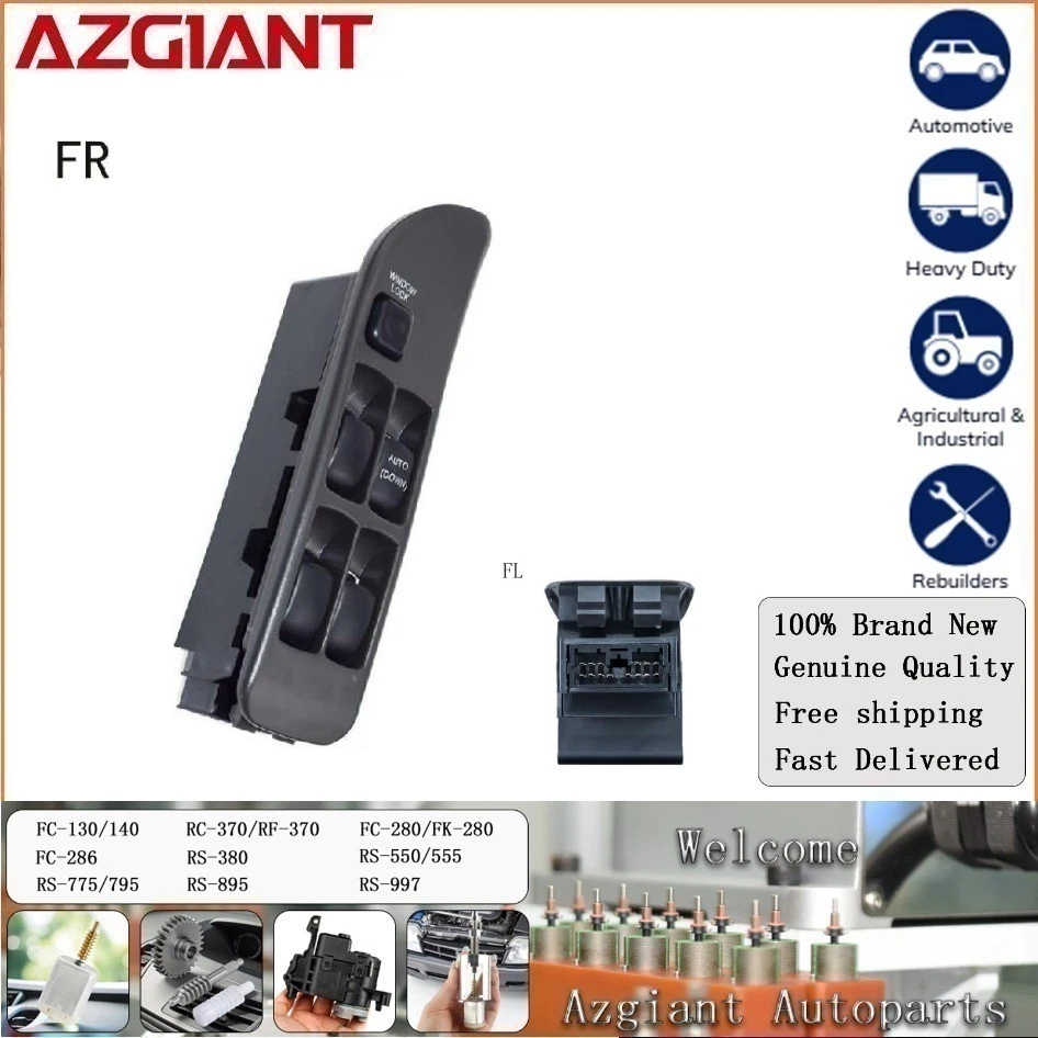 Front Left Right Car Genuine Power Window Switch for Mitsubishi Lancer 1992-2003 - image 1 of 2