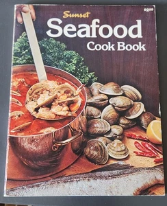 VINTAGE SUNSET COOK BOOK Seafood Cook Book 1978 Lane Softcover - Imagen 1 de 4