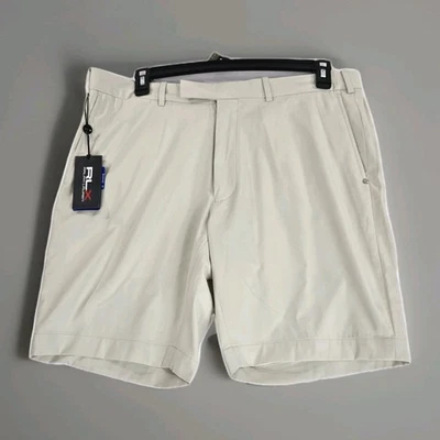 Ralph Lauren RLX Shorts Mens 36 Basic Sand Tailored Fit Golf Wicking Performance - Image 1 of 4