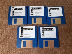 Sound Blaster 5 x floppy disk Windows Drivers & Text-to-Speech 1993 - untested - Afbeelding 1 van 2