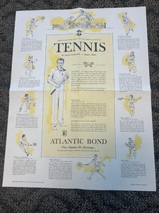 Vintage 1953 Tennis Poster - "All-Time All-Stars of Tennis" - Grantland Rice - Bild 1 von 4