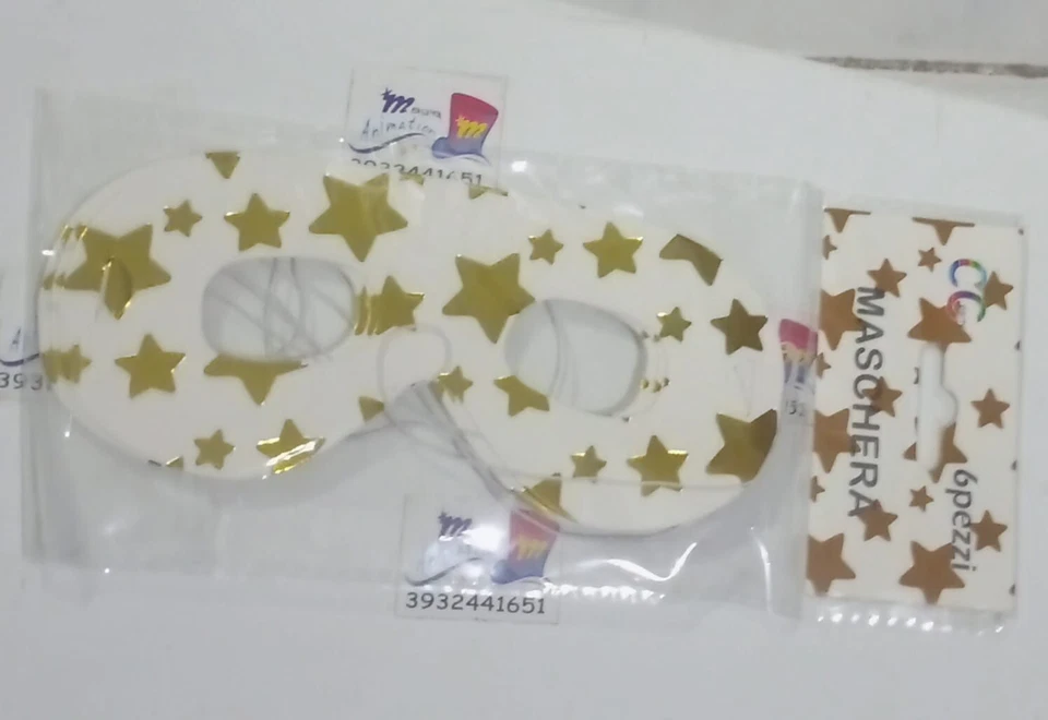 maschera di carnevale con stelline - Immagine 1 di 1
