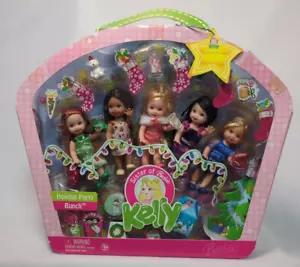 Set di cinque bambole Kelly Holiday Party (scatola rivenduta) #J9110 2006 Barbie - Foto 1 di 16