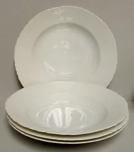 Rosenthal VERSAILLES WHITE Rim Soup Bowls SETS OF FOUR Coordinates with RANSON - Picture 1 of 3