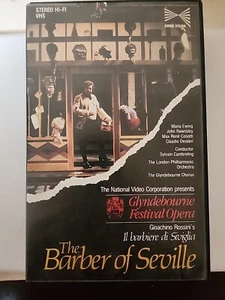 Rossini's The Barber Of Seville 1982 Vhs Glyndebourne Festival Opera - Picture 1 of 2