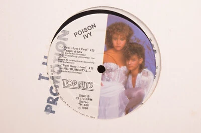 Poison Ivy Feel How I Feel LP виниловая пластинка 1986 промо топ-хиты пластинки - Изображение 1 из 4