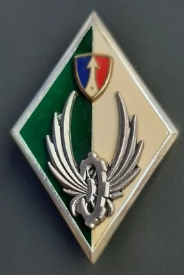 Insigne Commandement du Train 2° CA FFA Allemagne vintage ORIGINAL Badge Drago - Photo 1/2