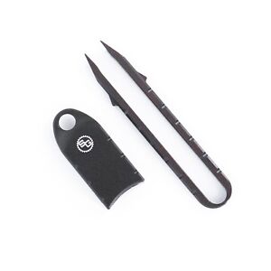 X-GRIP Titanium Tweezers with keyring loop carrying case, edc, first-aid
