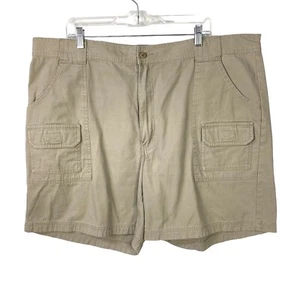 Cabela's Men's 7-Pocket Hiker Shorts Size 44 Khaki Cargo Outdoor - Picture 1 of 12