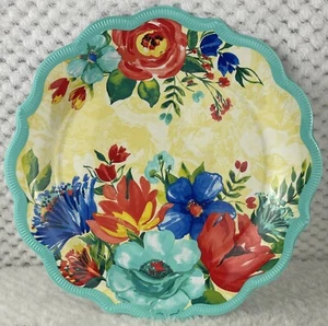 Floral Melamin Delaney-Teal Speiseteller von The Pioneer Damen PWU102746414004 - Bild 1 von 8