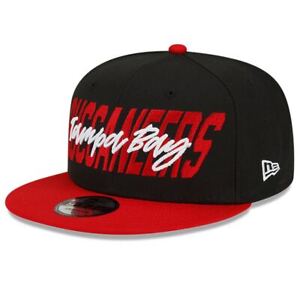 Tampa Bay Buccaneers New Era Black/Red 2022 NFL Draft 9FIFTY Snapback Hat Cap