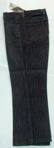 Boys Chengo Touch Grey with White Stripes Jeans Pants Kids Size 10 SLIM NEW! - Picture 1 of 3