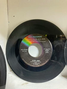 ELTON JOHN MCA 40148 Young mans Blues & Goodbye Yellow Brick Road 7” 45 Single - Picture 1 of 1