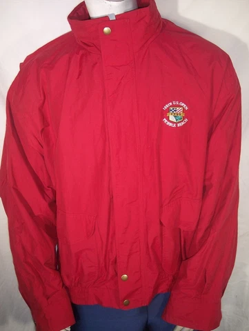 Pebble Beach Golf USGA 100th US Open Cutter & Buck XXL Red  Rain Jacket Cover