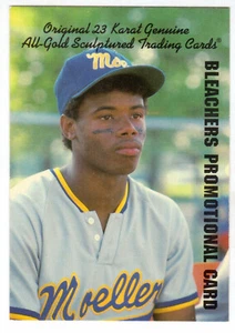 1993 BLEACHERS KEN GRIFFEY JR. PROMOTIONAL CARD MOELLER HS - Bild 1 von 1