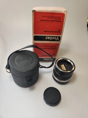 VIVITAR Automatic 3x-1 Tele Converter For Pentax - Mamiya Cameras w/ Box & Case! - Image 1 of 4