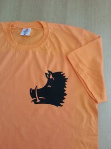 Jagd T-Shirt Drückjagd orange mit Keiler Größe S - 4XL 100% Baumwolle - Bild 1 von 1