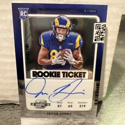 Jacob Harris 2021 Contenders Optic Rookie Ticket Autograph Auto RC #138 - Image 1 of 4