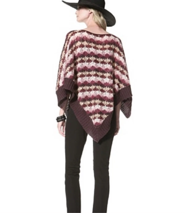 Capa Missoni Naranja Etiqueta Mohair Ganchillo Multicolor - Talla Única ~ Hecha en Italia ~ Foto 1 de 4