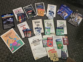 Intellivision Manuals & Overlays lot (used) - manuals, overlays for games