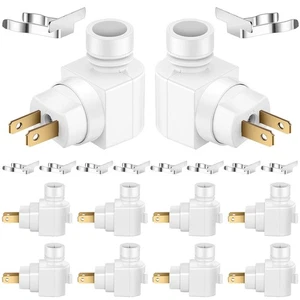 8 Sets Night Light Base, 360° Plug in Night Light Module, Rotating Night Ligh... - Picture 1 of 6