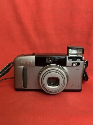 Canon Sure Shot Z135 35mm Point & Shoot Zoom Camera & Case Tested & Working - Image 1 of 4