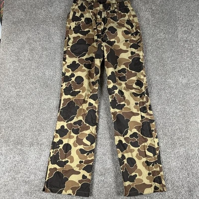 Pantalones Columbia De Colección Para Hombres M Pato Rana Camuflaje Cremallera Pull On Nylon Lona Foto 1 de 4