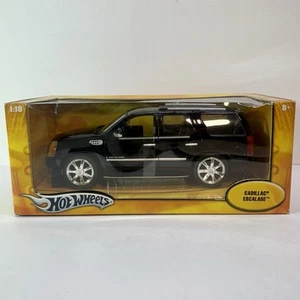 Hot Wheels Cadillac Escalade Black SUV 2005 1:18 Scale With Box - Mattel - RARE - Picture 1 of 21