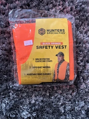 Hunters Specialties - Safety Vest - Blaze Orange - Model #02000 - Image 1 of 2
