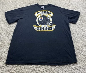Vintage Uomo 3XL Pittsburgh Steelers Prodotto con Licenza Ufficiale USA Punto Singolo - Foto 1 di 7