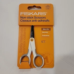 Fiskars Forbici Antiaderenti Dettagli Numero 5 5" Micropunta - Foto 1 di 2