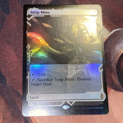 Strip Mine X1 Mtg Zendikar Rising Expedition Nm Foil - Image 1 of 2