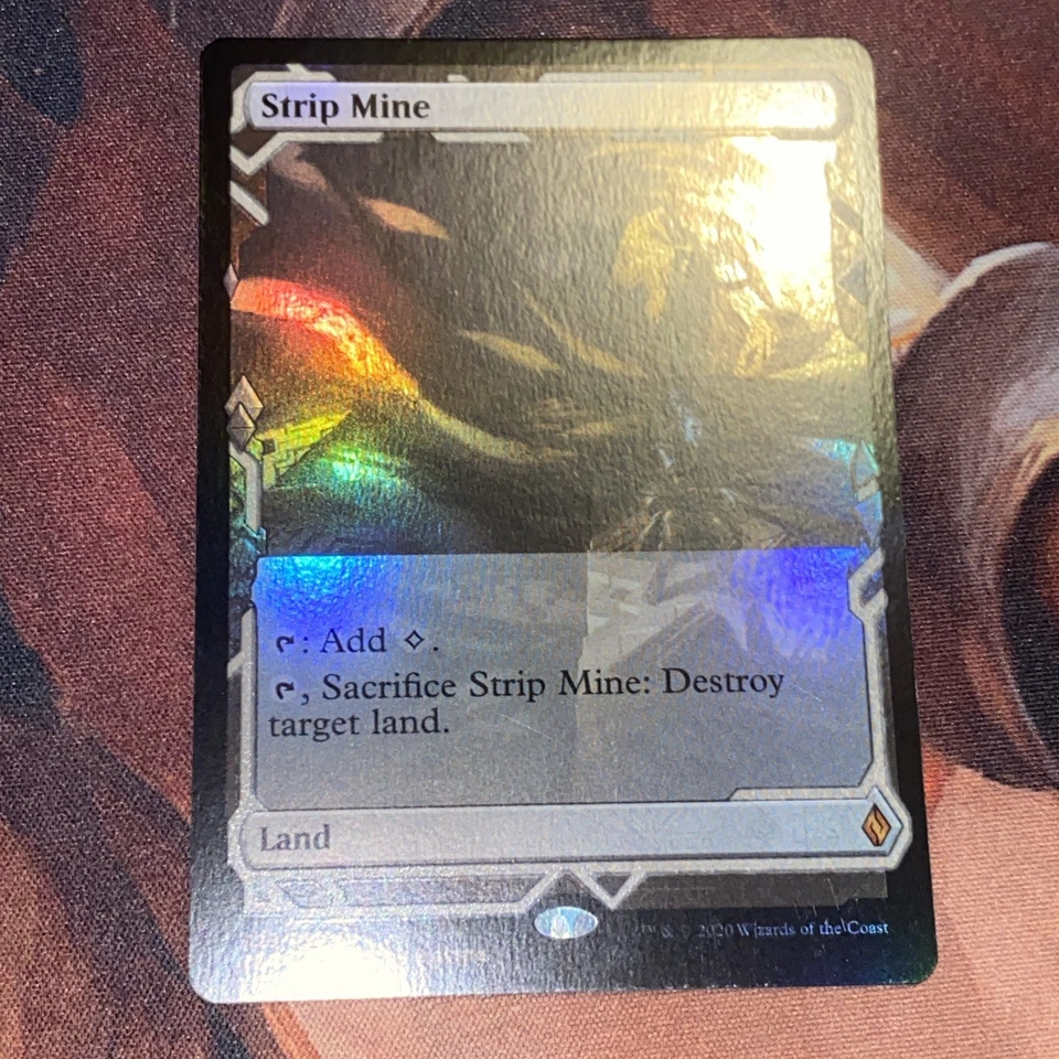 Strip Mine X1 Mtg Zendikar Rising Expedition Nm Foil - Image 1 of 2