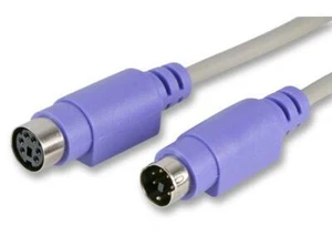 RT07789 PL11124 PRO SIGNAL Câble PS2 Mâle vers Femelle 3M Violet - Photo 1/1